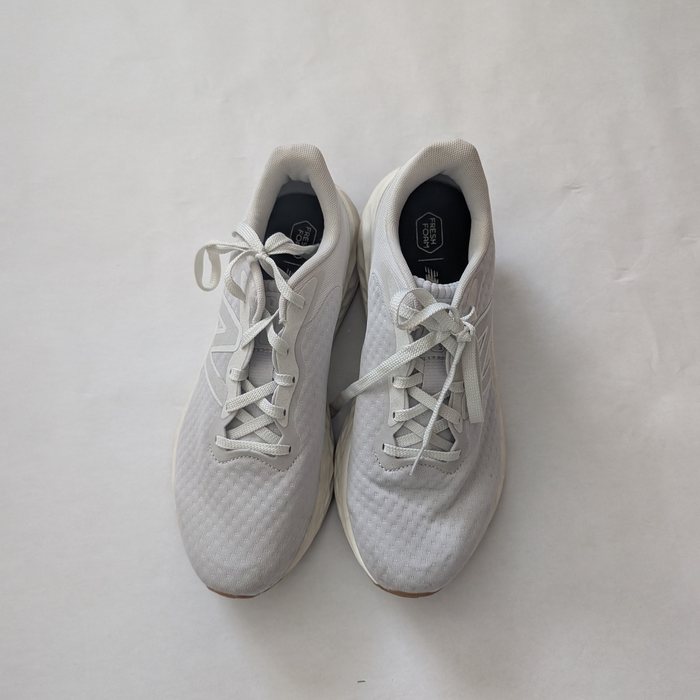 New Balance White Athletic Sneakers